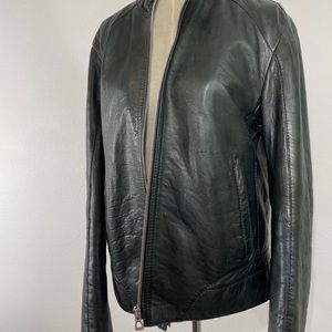 Vintage Hugo Boss leather jacket